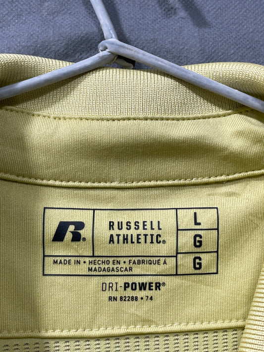 Russell Cream Sport For Women Polo T Shirt Large