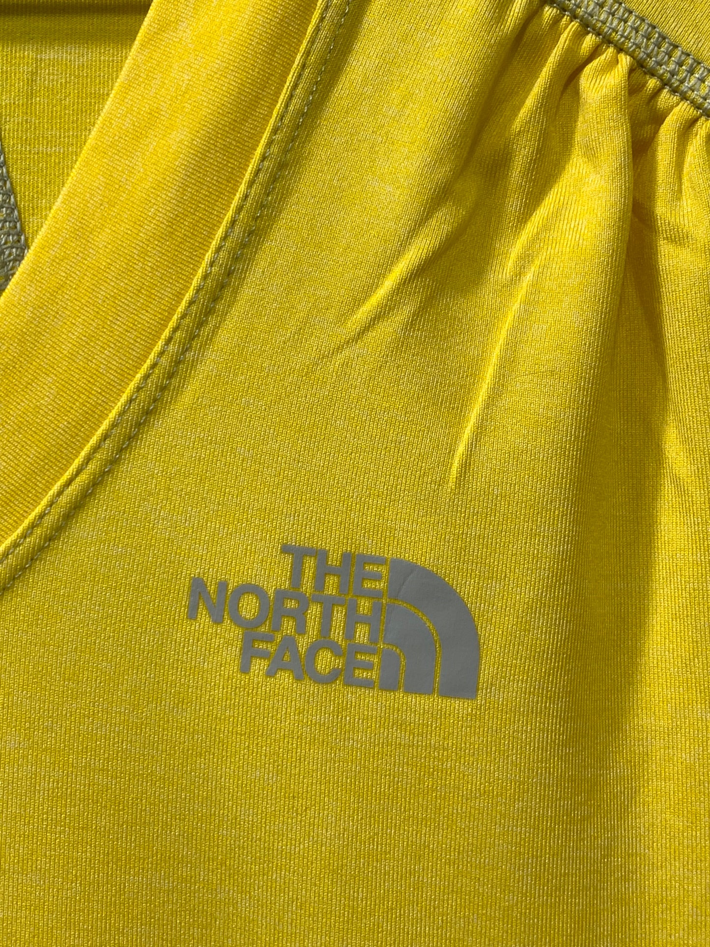 The North Face Yellow Sports For Women T Shirt X Large