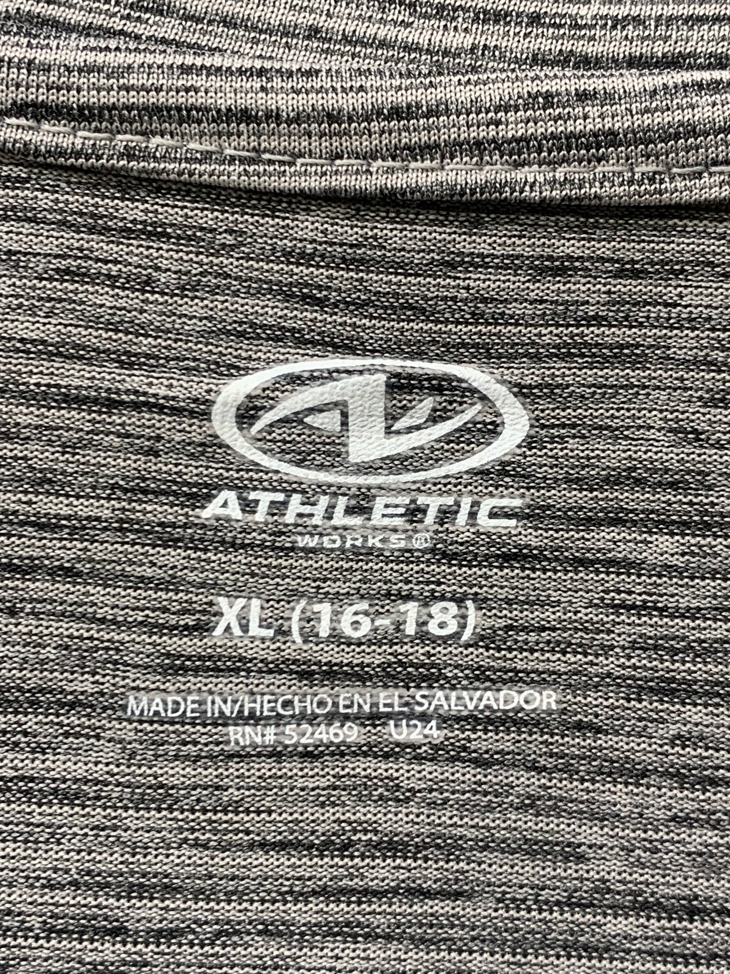 Athletic Works Gray Sports For Women T Shirt X Large