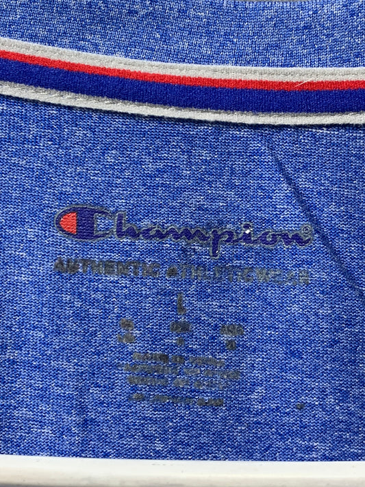 Champion Blue Sports For Women T Shirt L