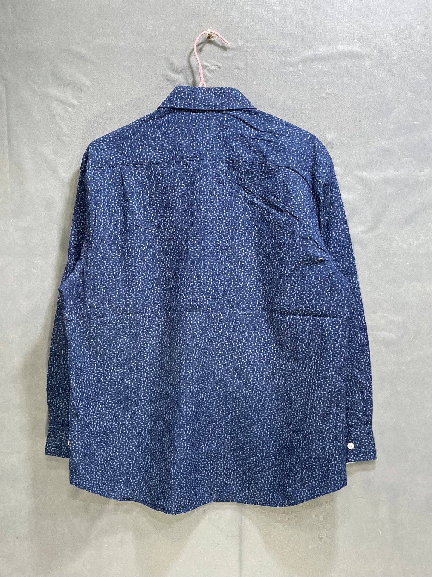 Nautica Blue Cotton Shirt For Men L
