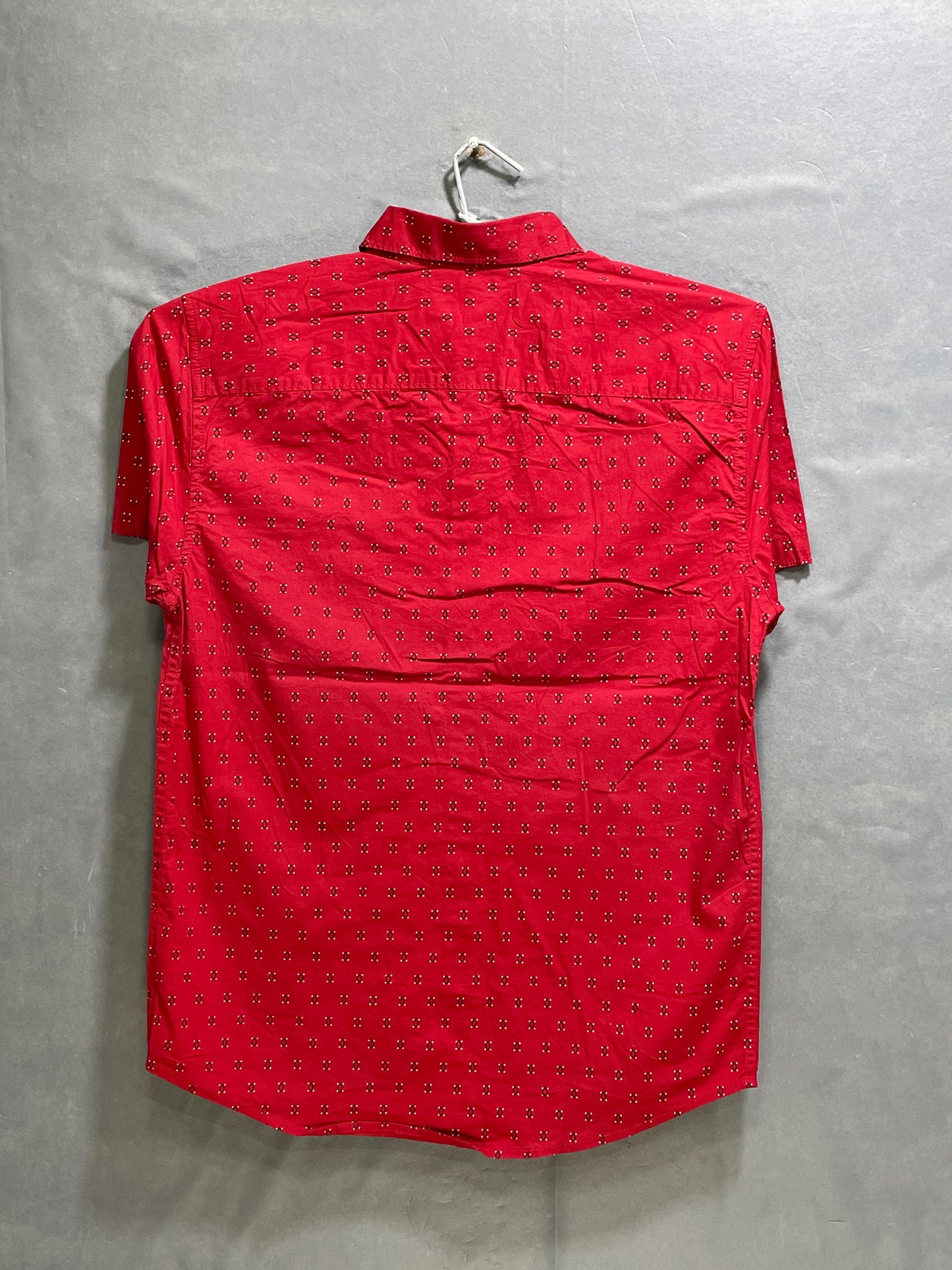 Guess Red Cotton Shirt For Men M