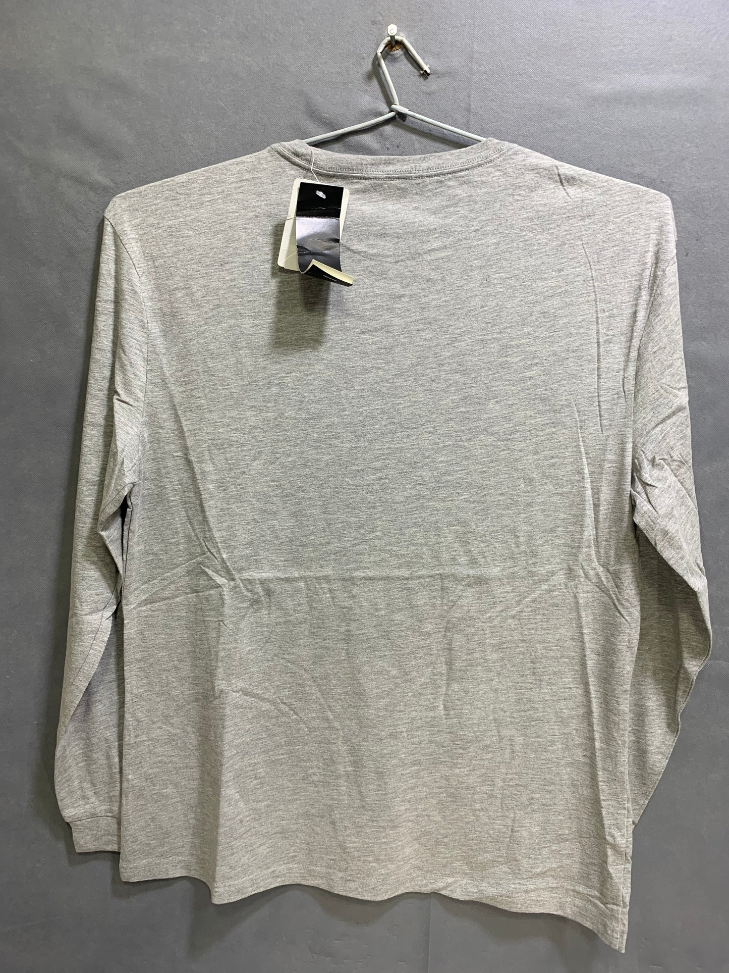 Adidas Gray Cotton T Shirt For Men Large