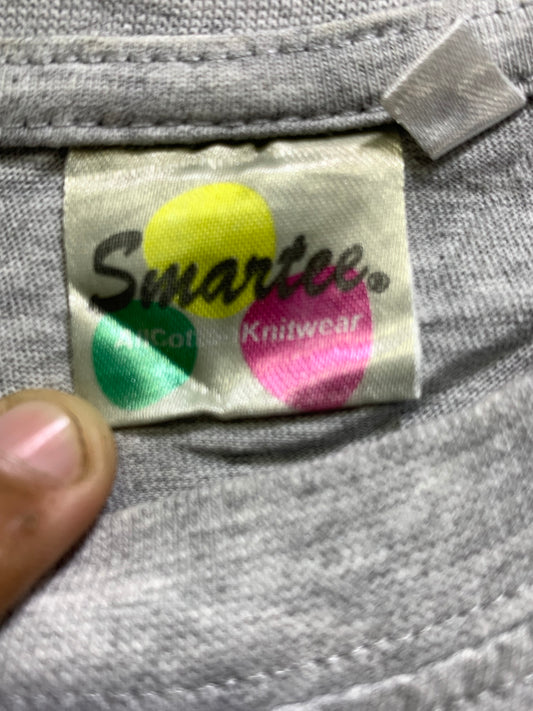 Smart tee Gray Cotton T Shirt For Men Small