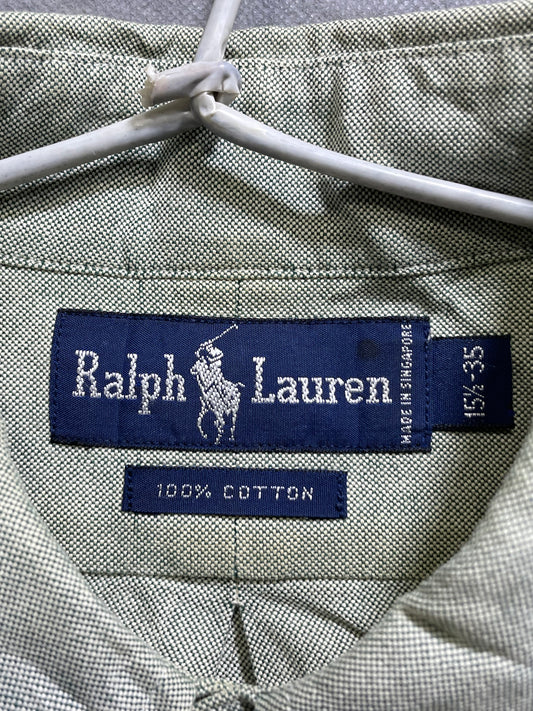 Polo Ralph Lauren Green Cotton Shirt For Men XL