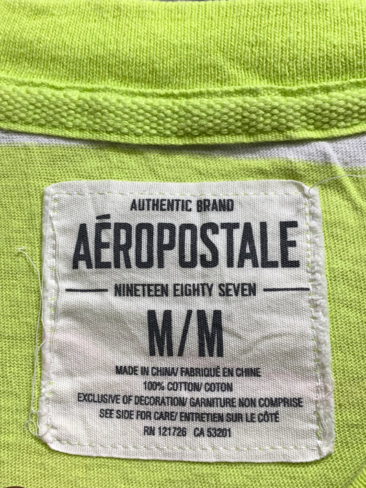 Aeropostale Branded Original Blue & White Cotton T Shirt For Men