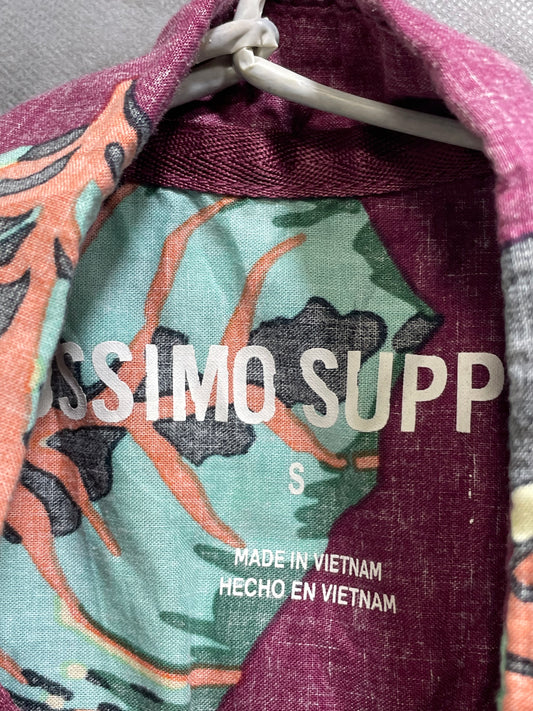 Mossimo Maroon Cotton Shirt For Men S