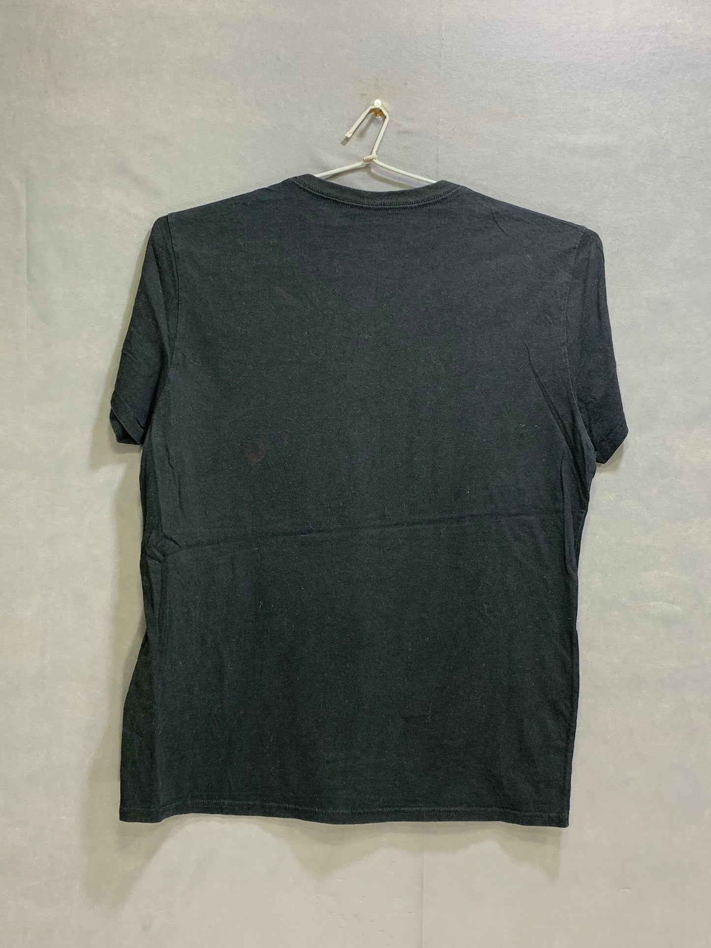 American Eagle Branded Original Black Cotton T Shirt For Men