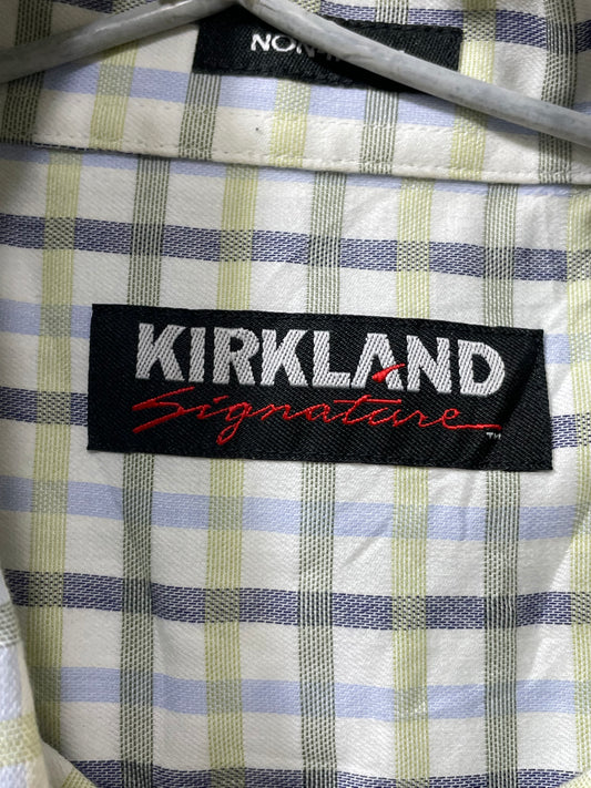 Kirkland White Cotton Shirt For Men X Large