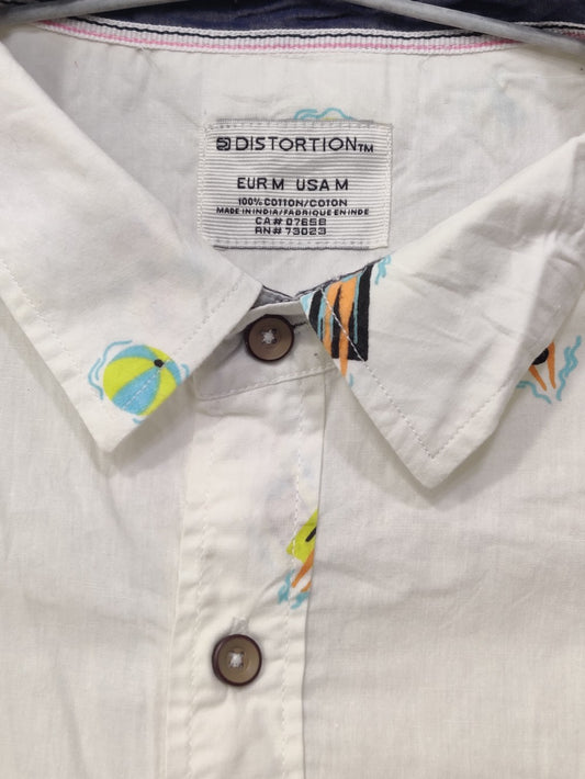 Distortion Branded Original Cotton Shirt For Men