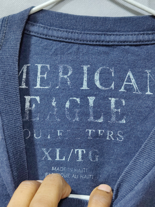 American Eagle Branded Original Cotton T Shirt For Men Large