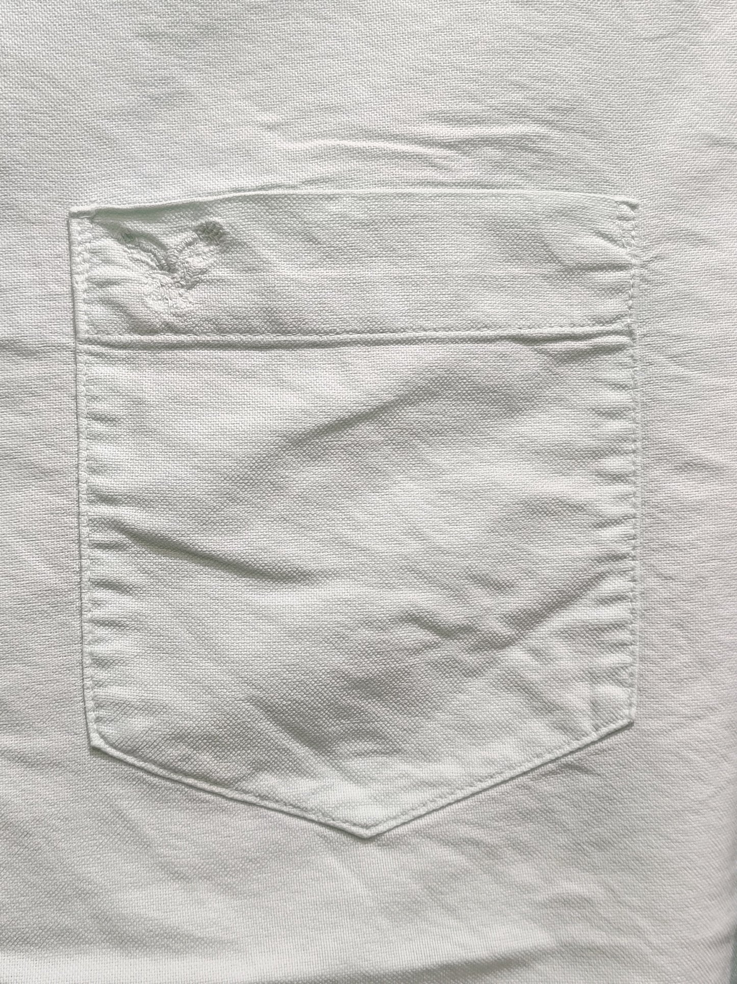 Aeropostale Branded Original White & Orang Cotton Shirt For Men