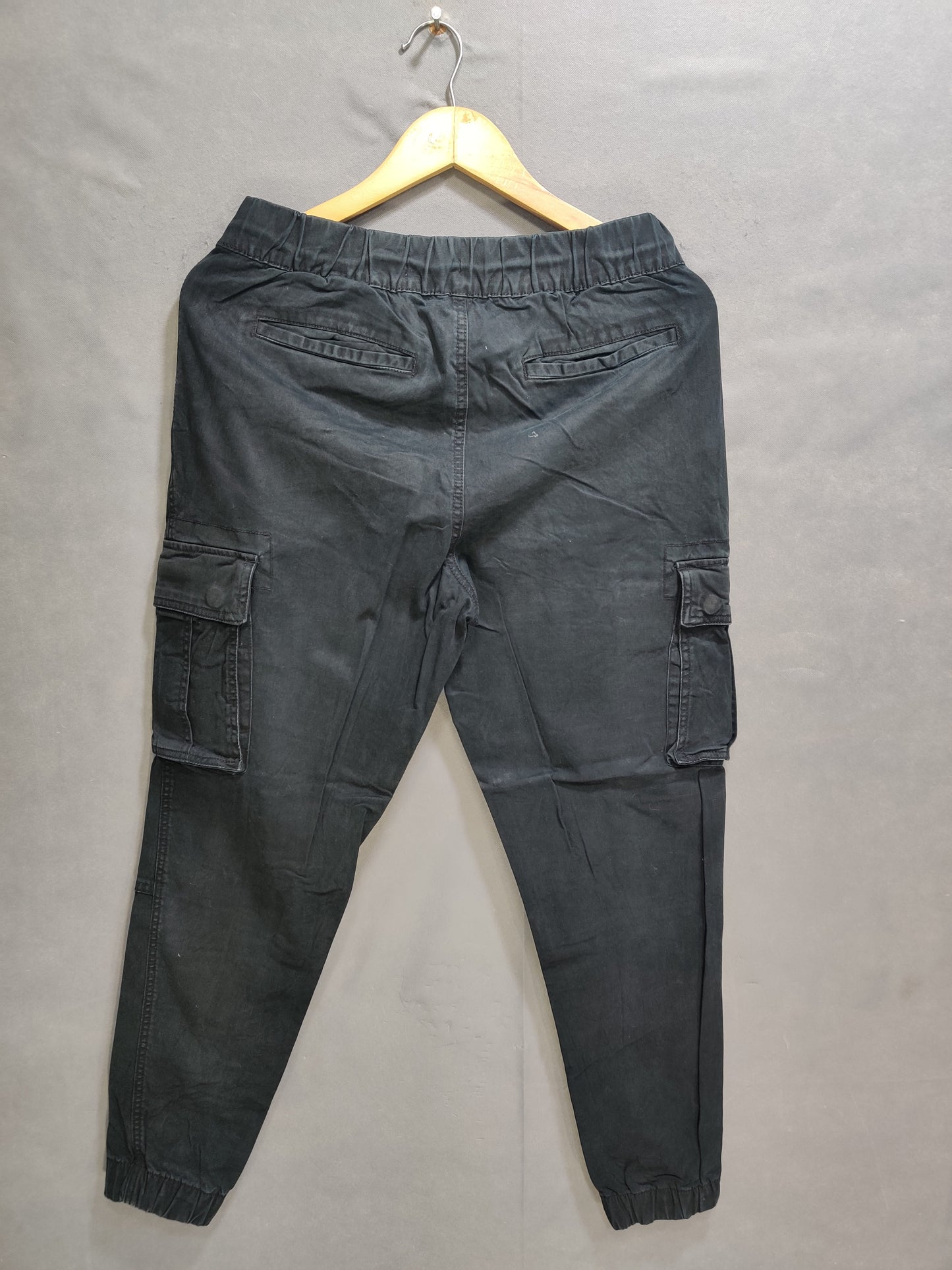 Old Navy Black Cotton For Men Cargo Pant