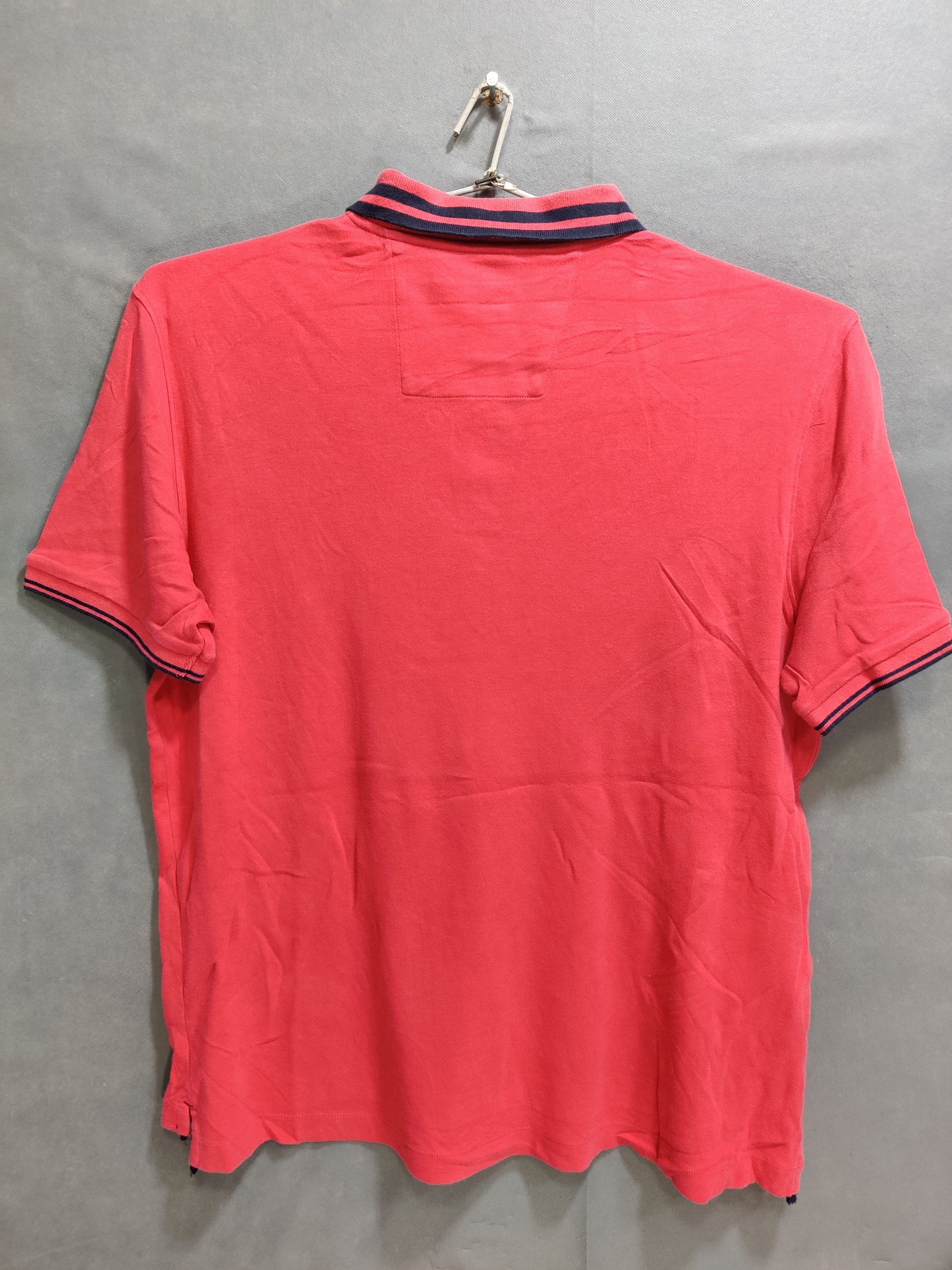 Nautica Pink Cotton Polo T Shirt For Men M