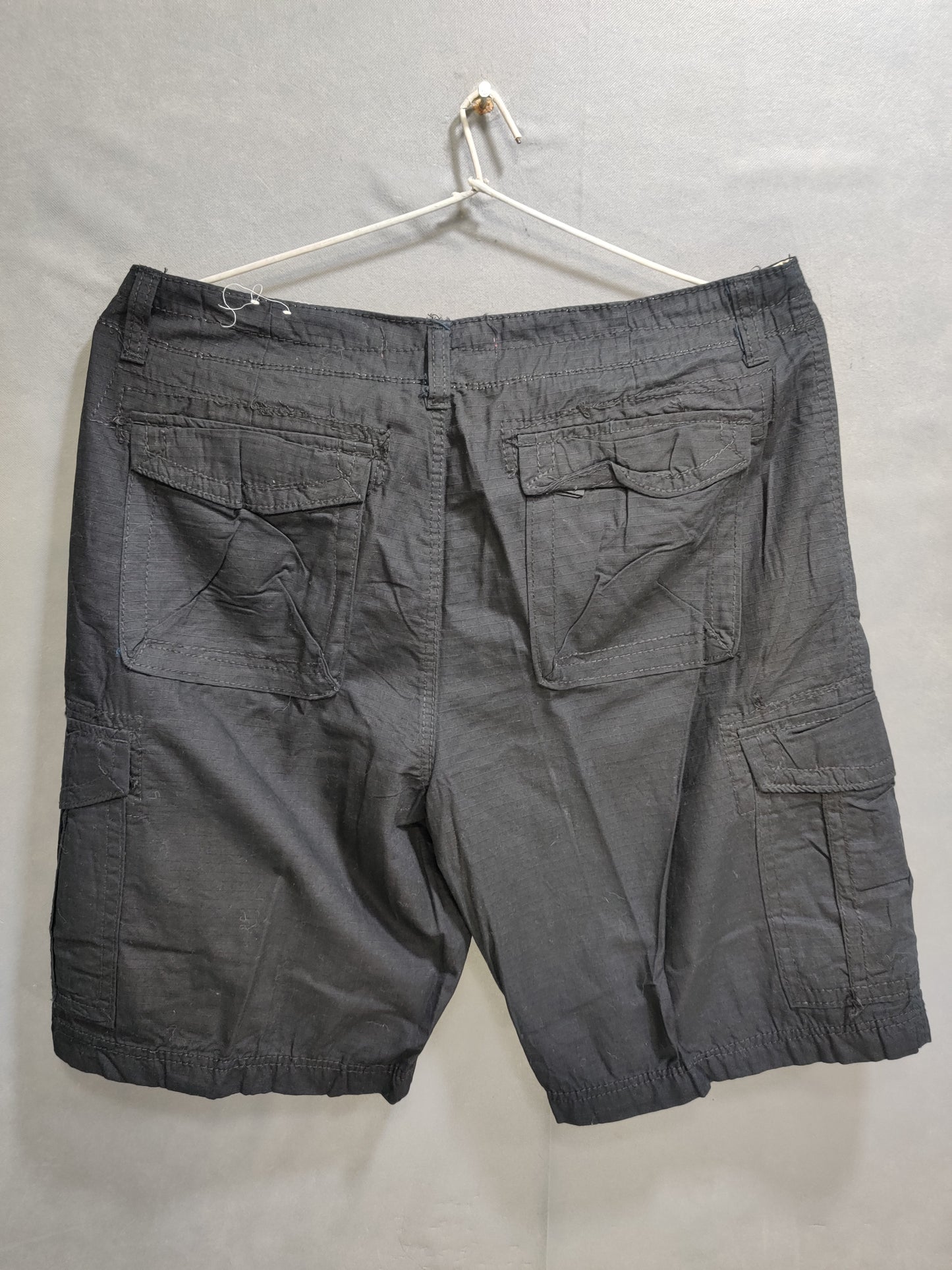 Unionbay Black Cotton Short For Men L