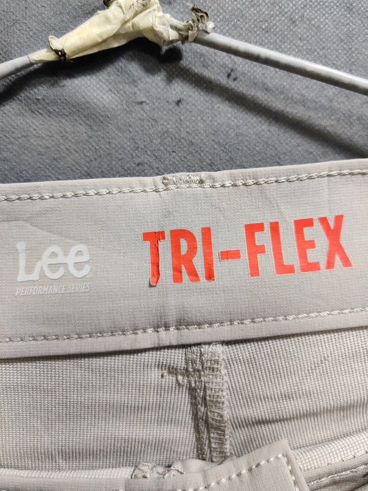 Lee Khaki Polyester Short For Men M