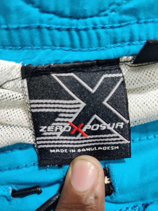 Zeroxposur Brown Polyester Short For Men L