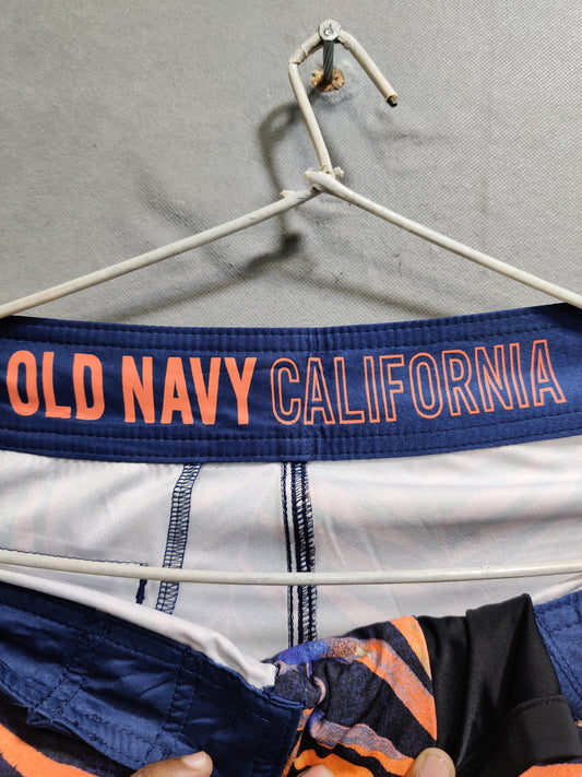 Old Navy Blue Polyester Short For Men M