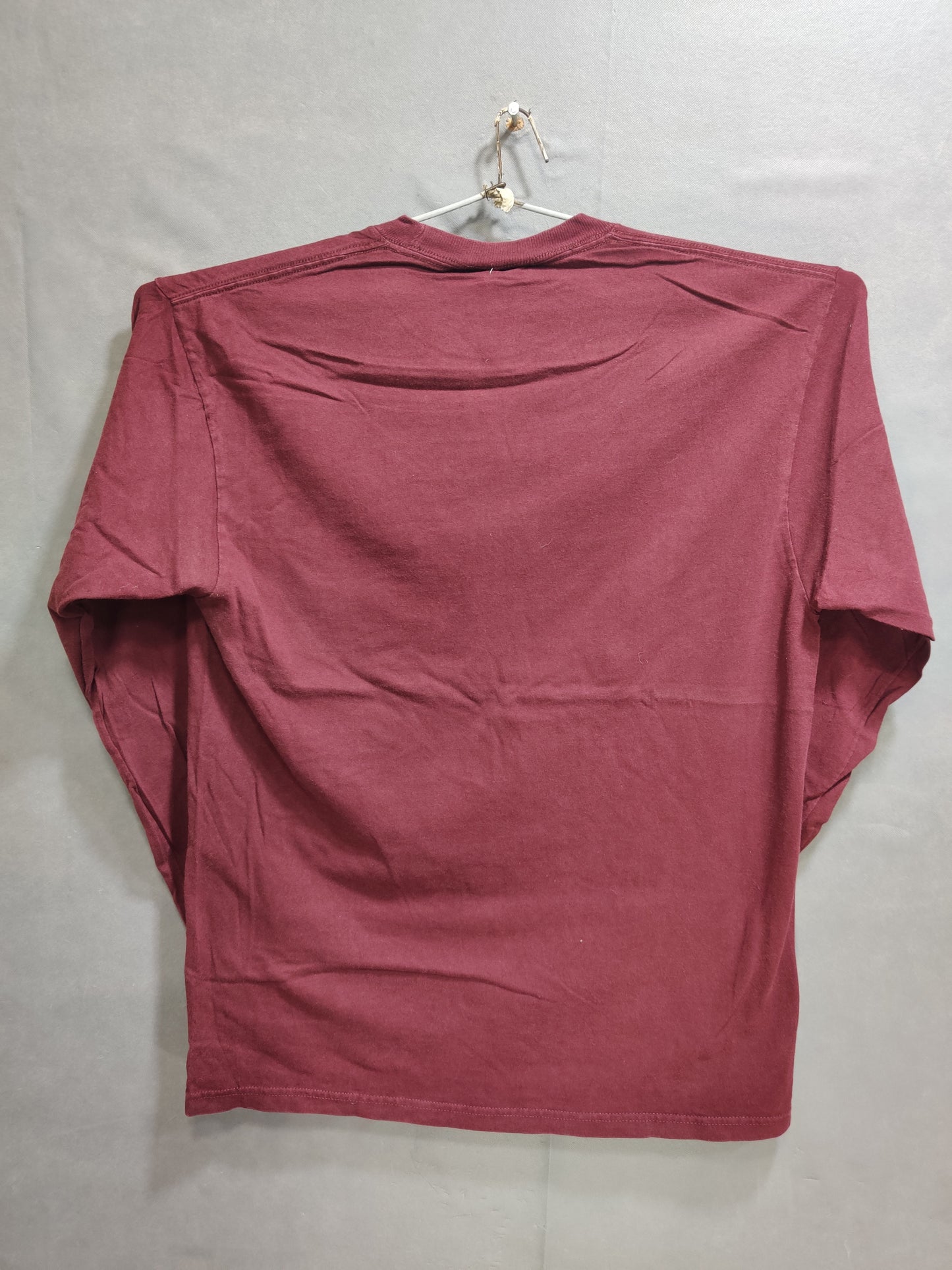 Champion Maroon Cotton T Shirt For Men Medium
