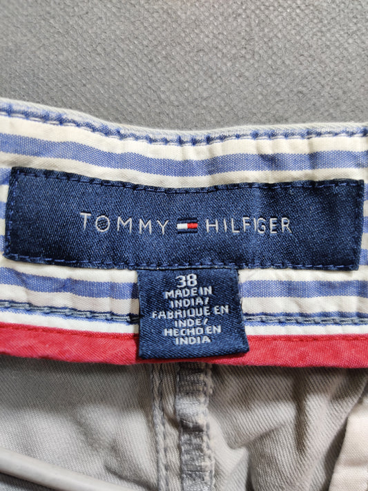 Tommy Hilfiger Gray Cotton Short For Men L