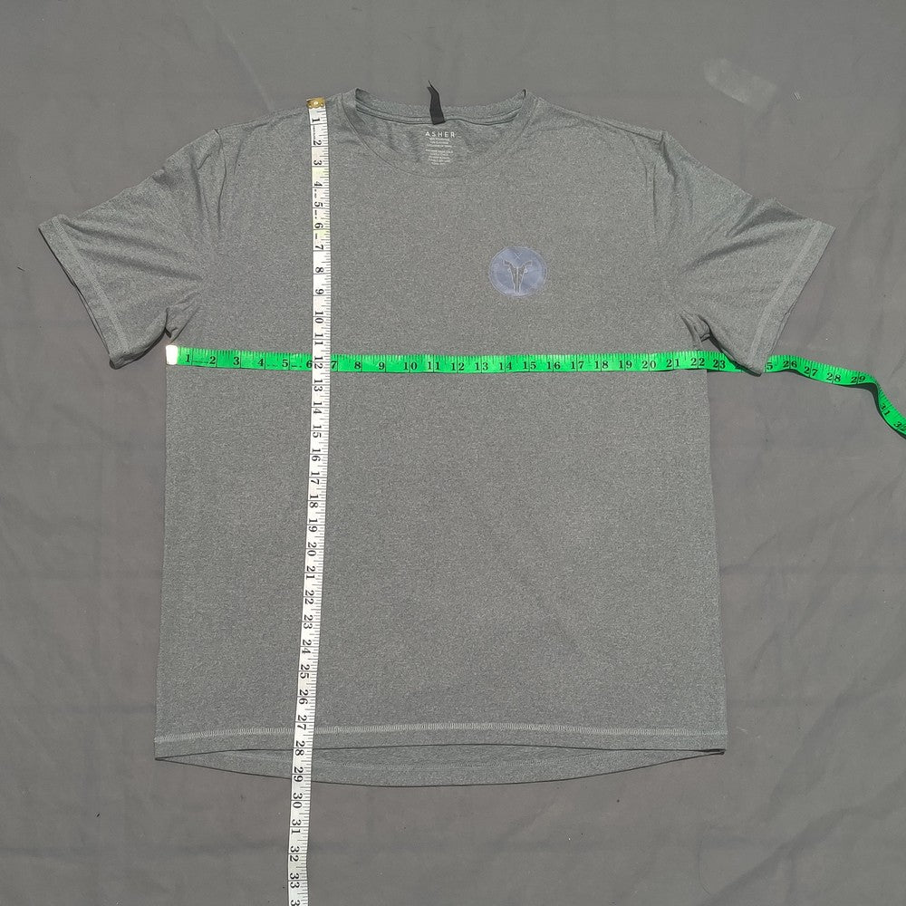 Asher Men Sport Gray T Shirt XL