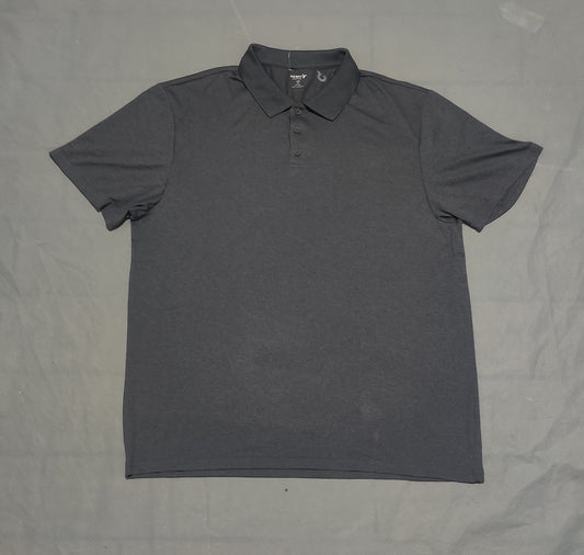 Old Navy Men Sport Gray Polo T Shirt