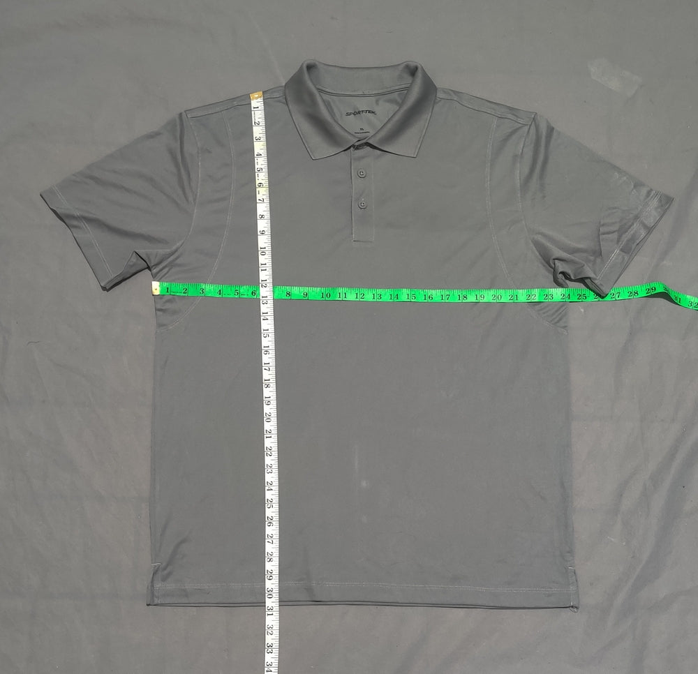 Sport Tek Men Sport Gray Polo T Shirt