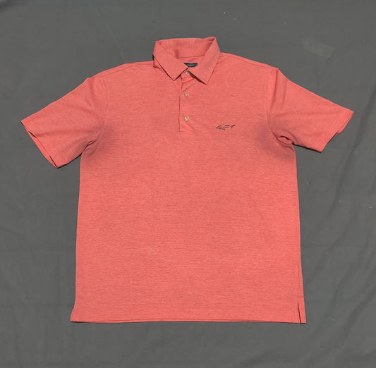 Greg Norman Men Sport Red Polo T Shirt
