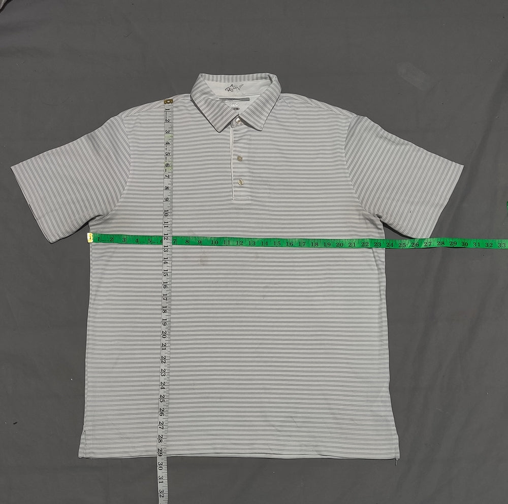 Greg Norman Men Sport Gray Polo T Shirt