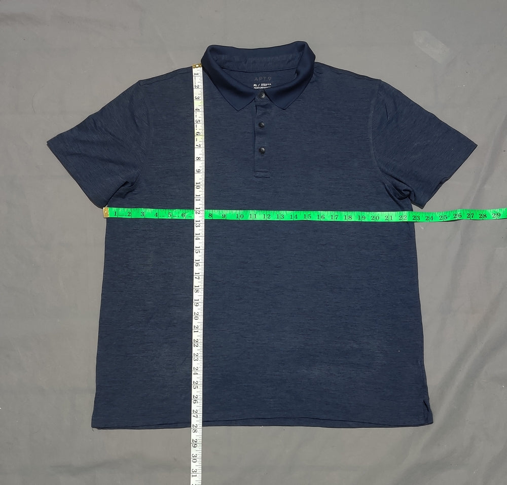 APT.9 Men Sport Blue Polo T Shirt