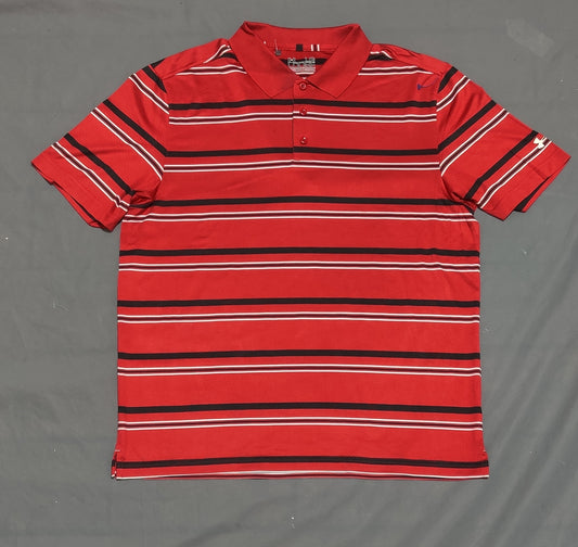 Under Armour Men Sport Red Polo T Shirt
