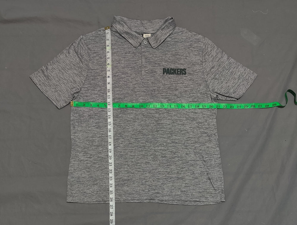 NFL Men Sport Gray Polo T Shirt L