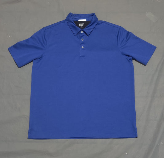 Land's End Men Sport Blue Polo T Shirt
