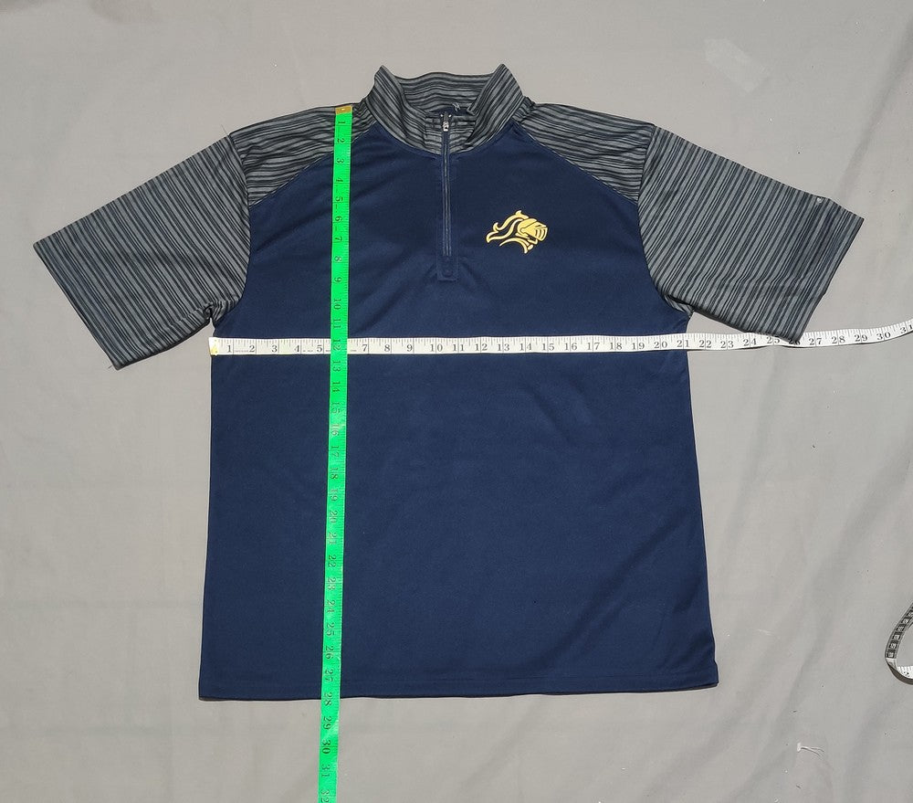 Badger Men Sport Blue Polo T Shirt