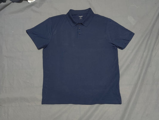 Old Navy Men Sport Blue Polo T Shirt