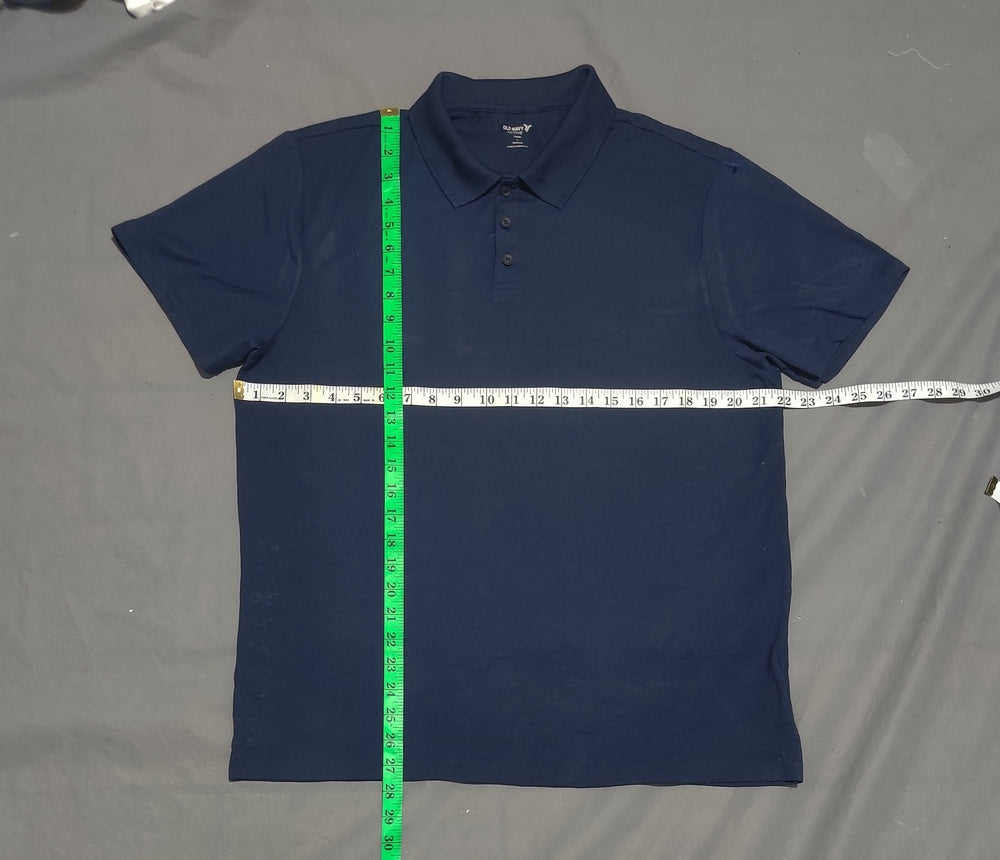 Old Navy Men Sport Blue Polo T Shirt