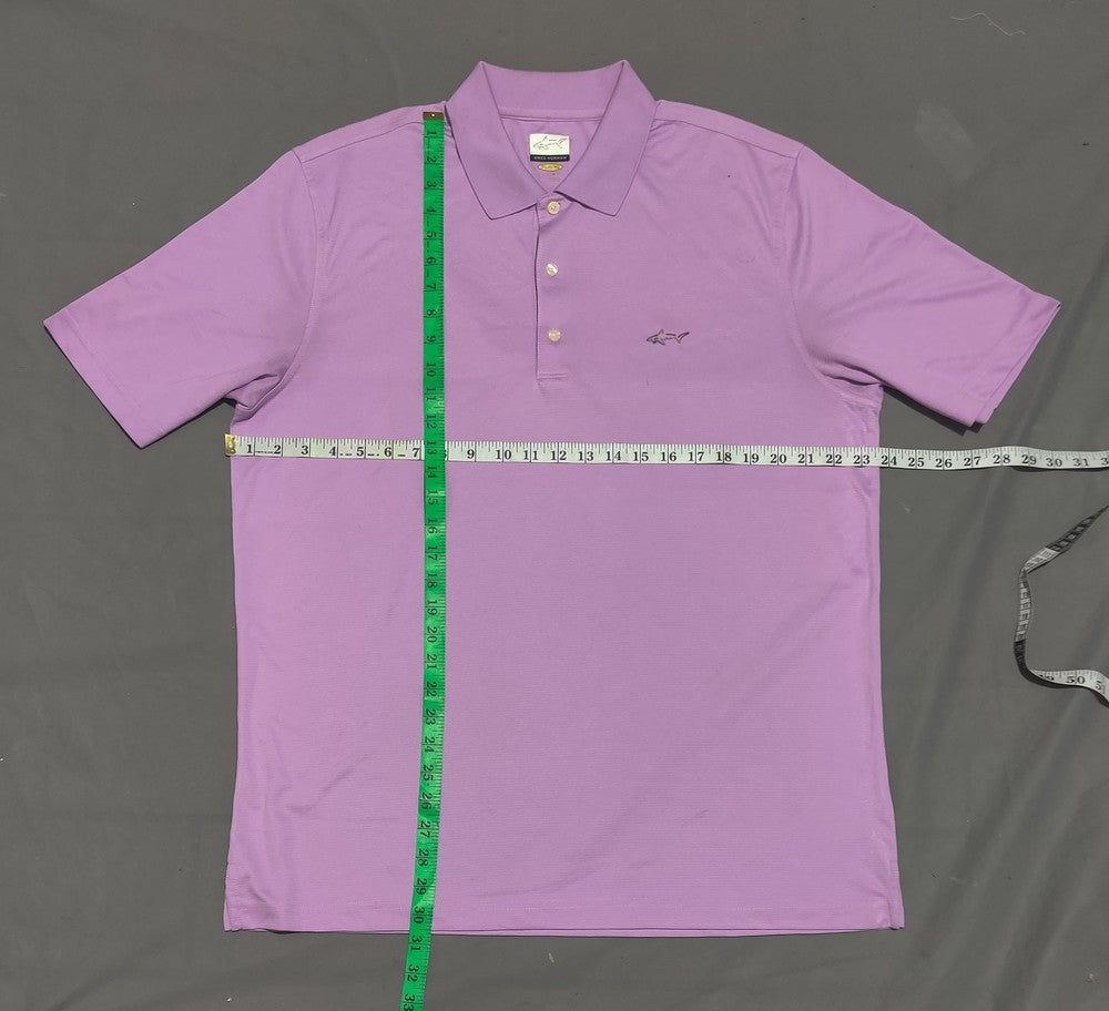 Greg Norman Men Sport Purple Polo T Shirt
