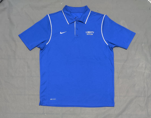 Nike Dri Fit Men Sport Blue Polo T Shirt