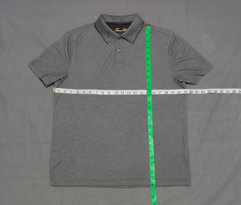 Fasso Elba Men Sport Gray Polo T Shirt