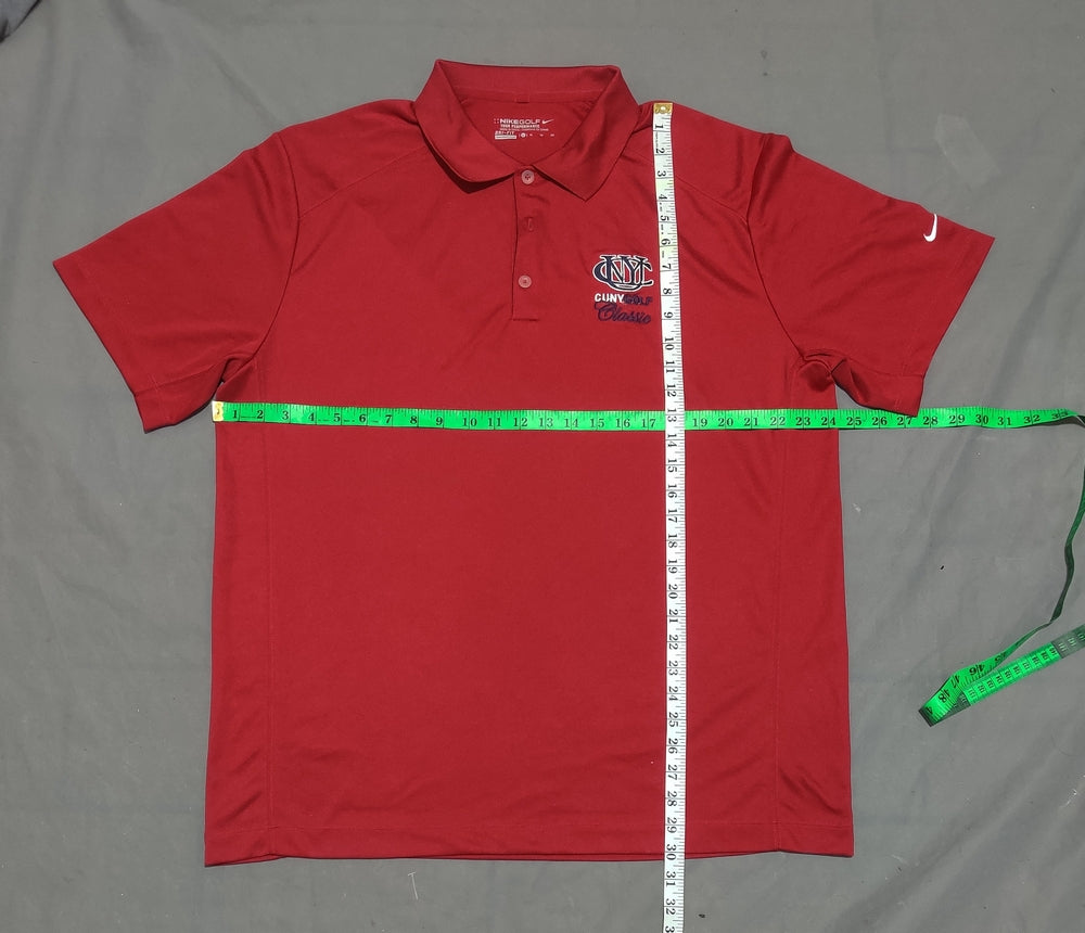 Nike Golf Men Sport Red Polo T Shirt