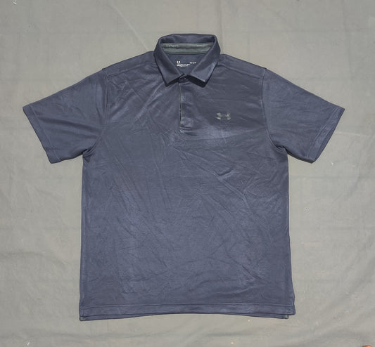 Under Armour Men Sport Purple Polo T Shirt