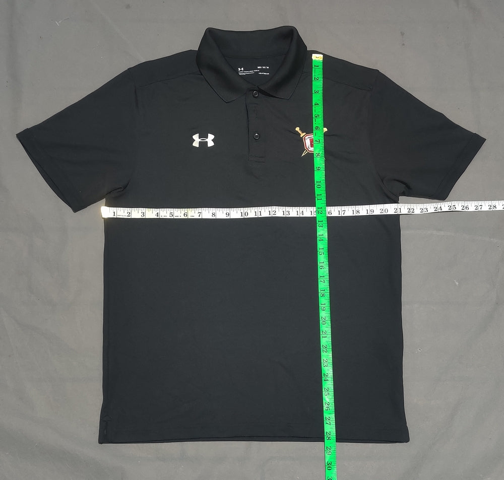 Under Armour Men Sport Black Polo T Shirt