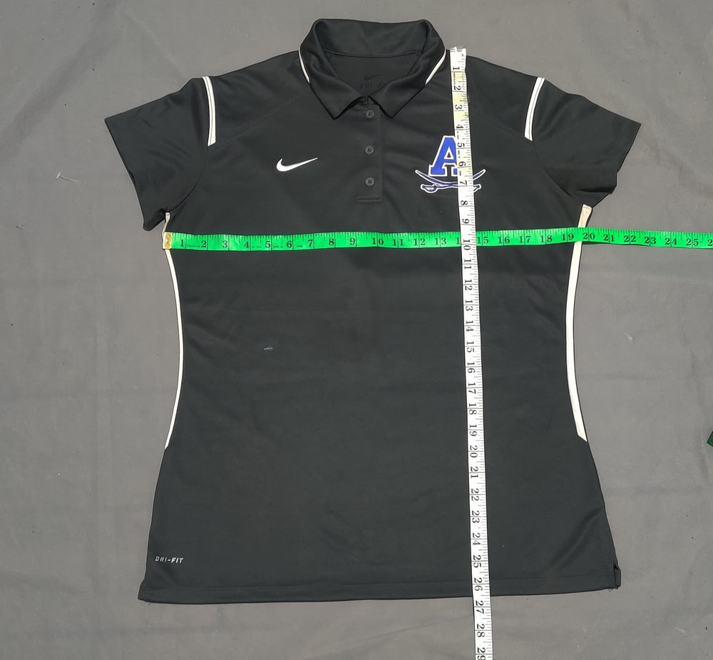 Nike Dri Fit Women Sport Gray Polo T Shirt – Preloved Labels (view 4)