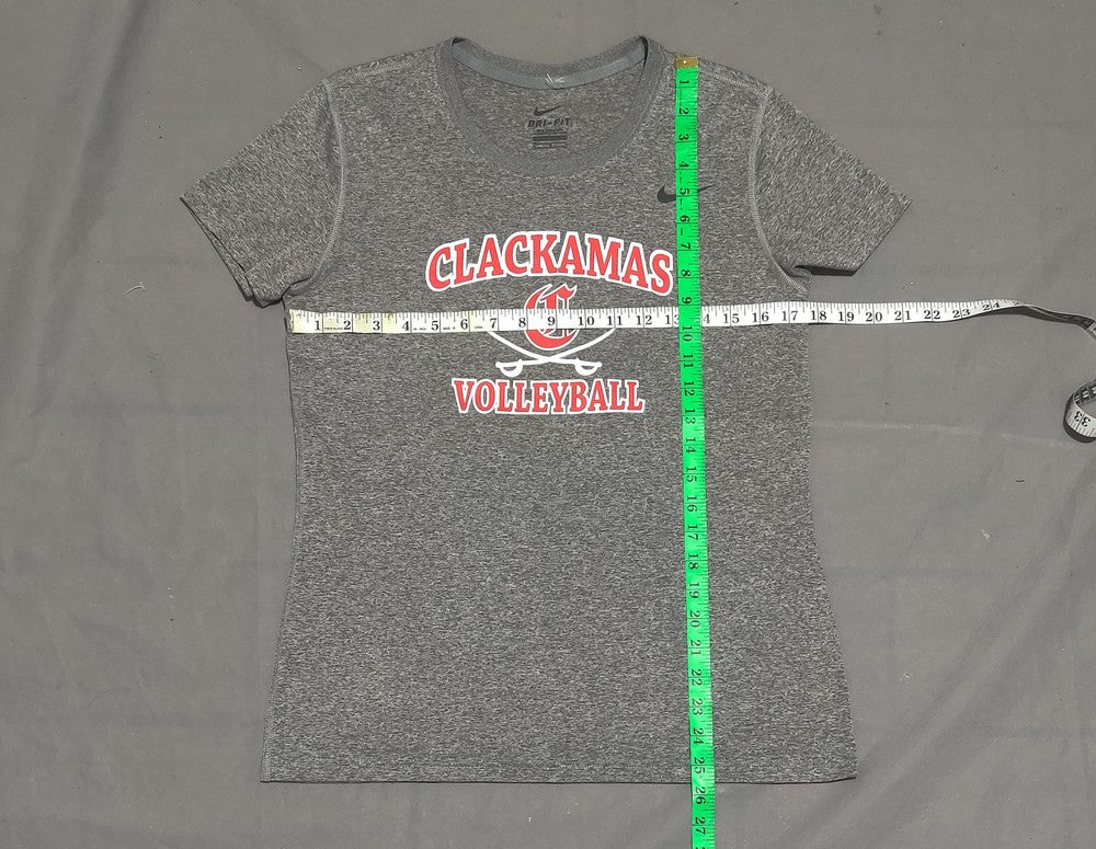 Nike Dri Fit Women Sport Gray T Shirt