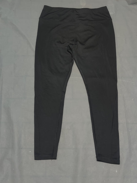 Athletic Works Women Black Sport Tights
