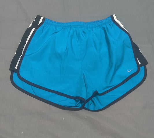 Nike Dri Fit Women Blue Sport Short