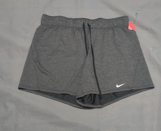Nike Dri Fit Women Gray Sport Short