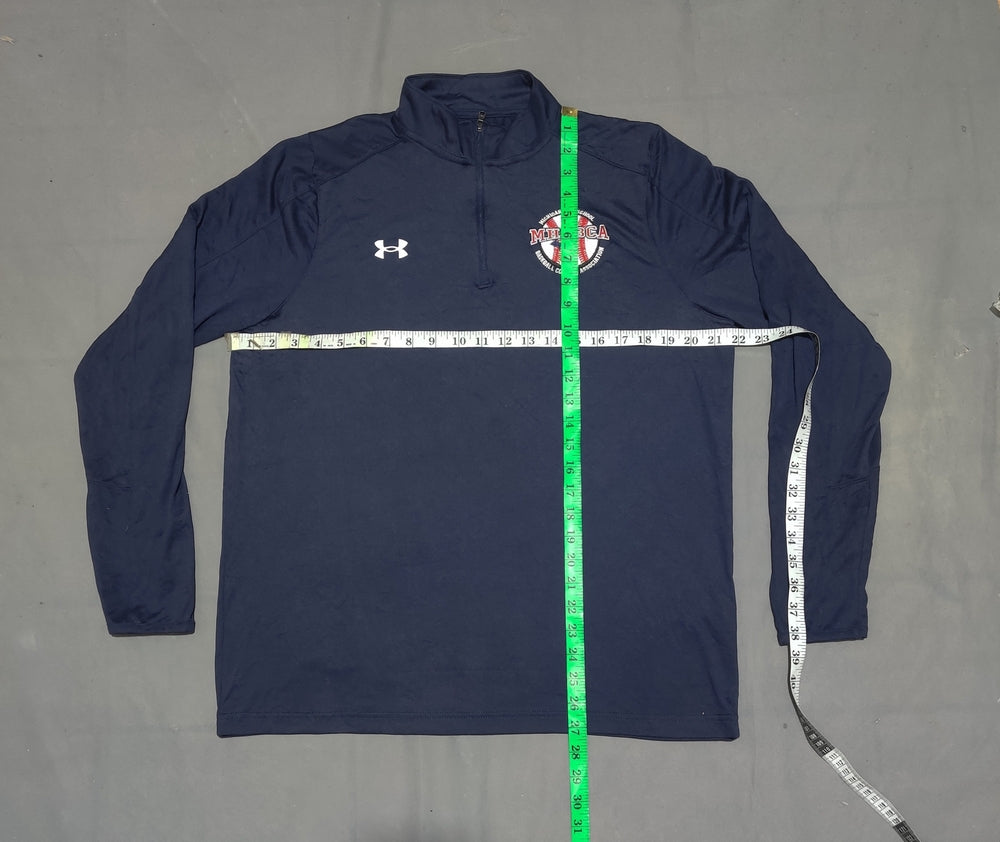 Under Armour Men Sport Blue Polo T Shirt L
