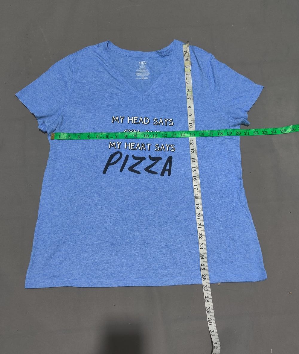 Athletic Works Women Blue Sport T Shirt