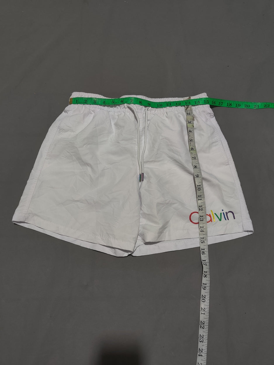 Calvin Klein Women White Sport Short